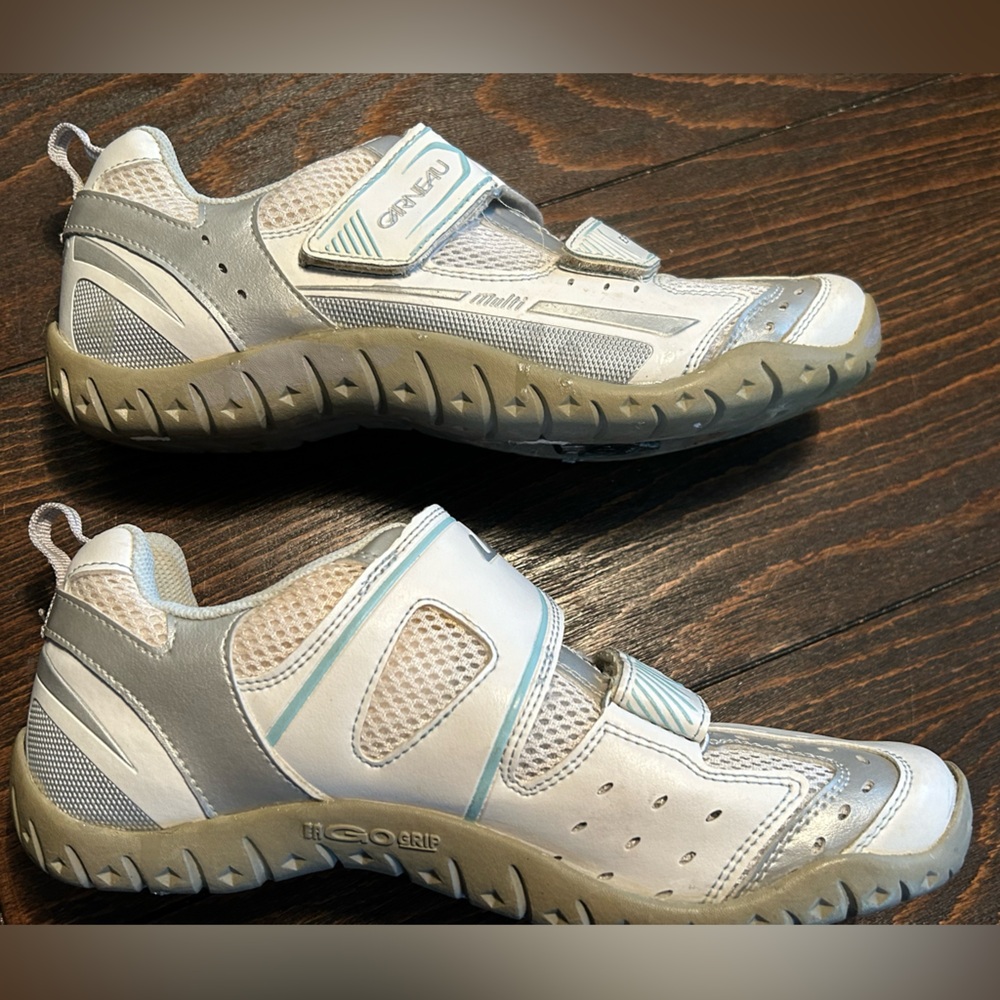 Louis Garneau Multi Ergo Grip Cycling Spin Shoes Women Sz US 8.5 EU 40 Sneaker - Picture 14 of 15